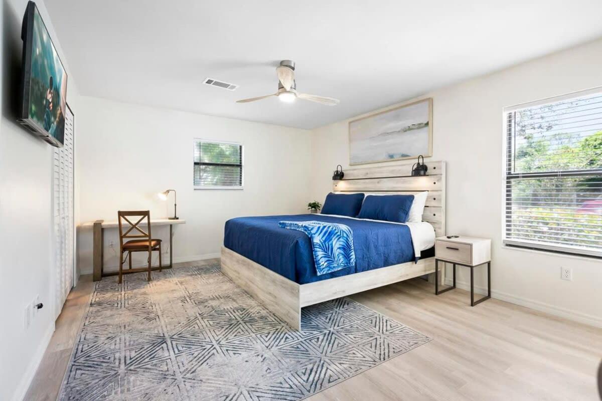 The St Augusdream Renovated Beach House Sleeps 8 Walk To Beach St. Augustine Bagian luar foto
