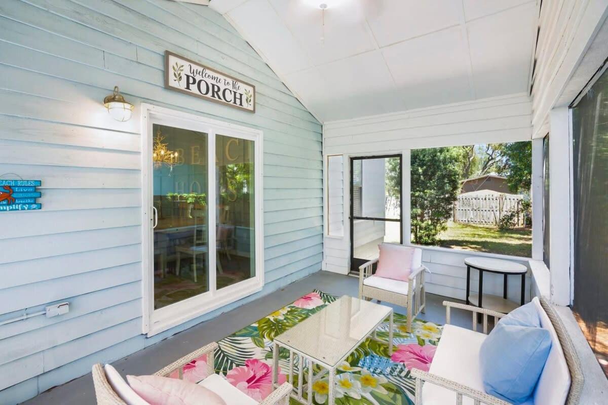 The St Augusdream Renovated Beach House Sleeps 8 Walk To Beach St. Augustine Bagian luar foto